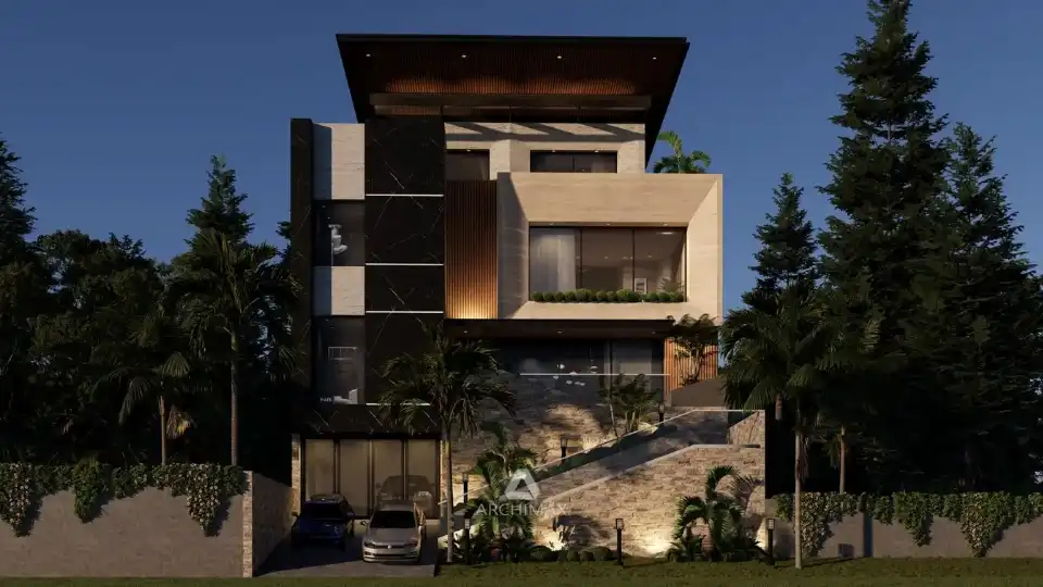desain rumah tropis